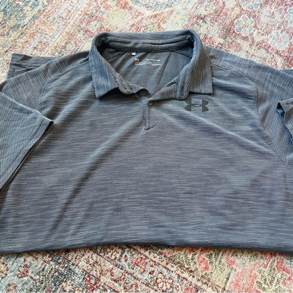 Under Armour Men's Grey Polo Shirt